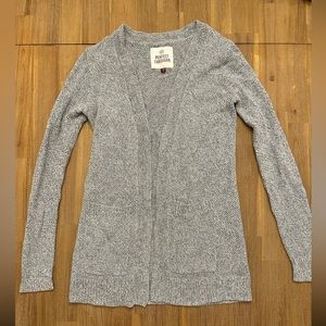 Gray cardigan